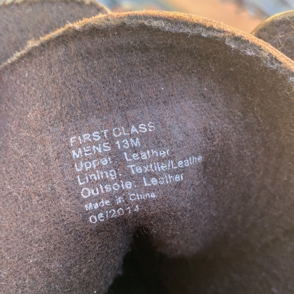 kenneth Cole for Saks Fifth Avenue RED First Class Leather Ankle Boots - Brown - Picture 12 of 12